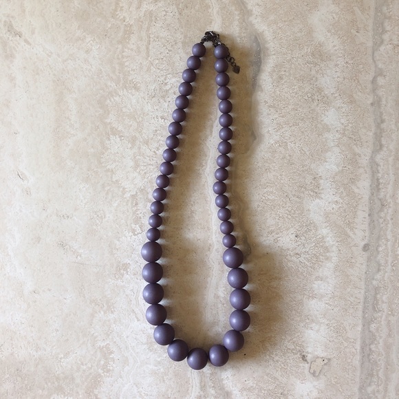 Purple Bead Necklace - Picture 1 of 1